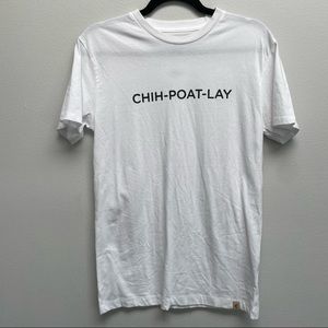 Chipotle T-shirt organic cotton  short sleeve unisex small